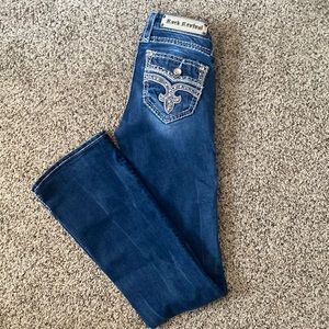 Rock revival, size 25, blue jeans